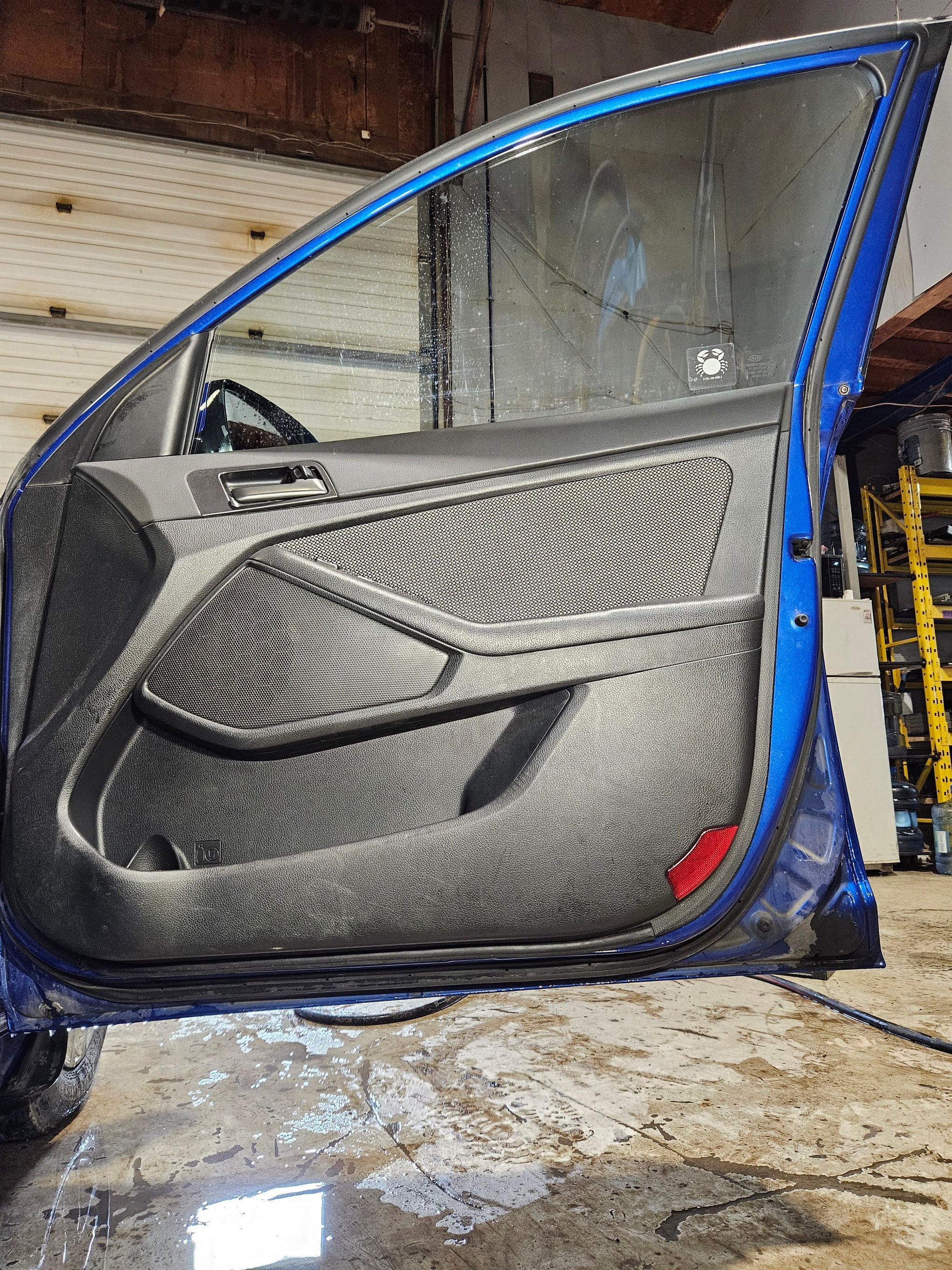Passenger Side Front Door - 2012 Kia Optima (Blue, Grade A Condition)