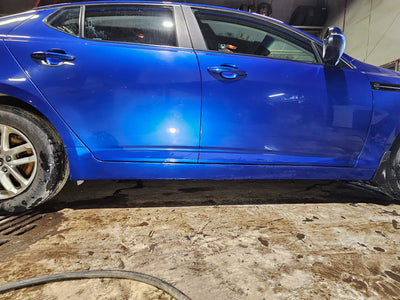 Passenger Side Front Door - 2012 Kia Optima (Blue, Grade A Condition)