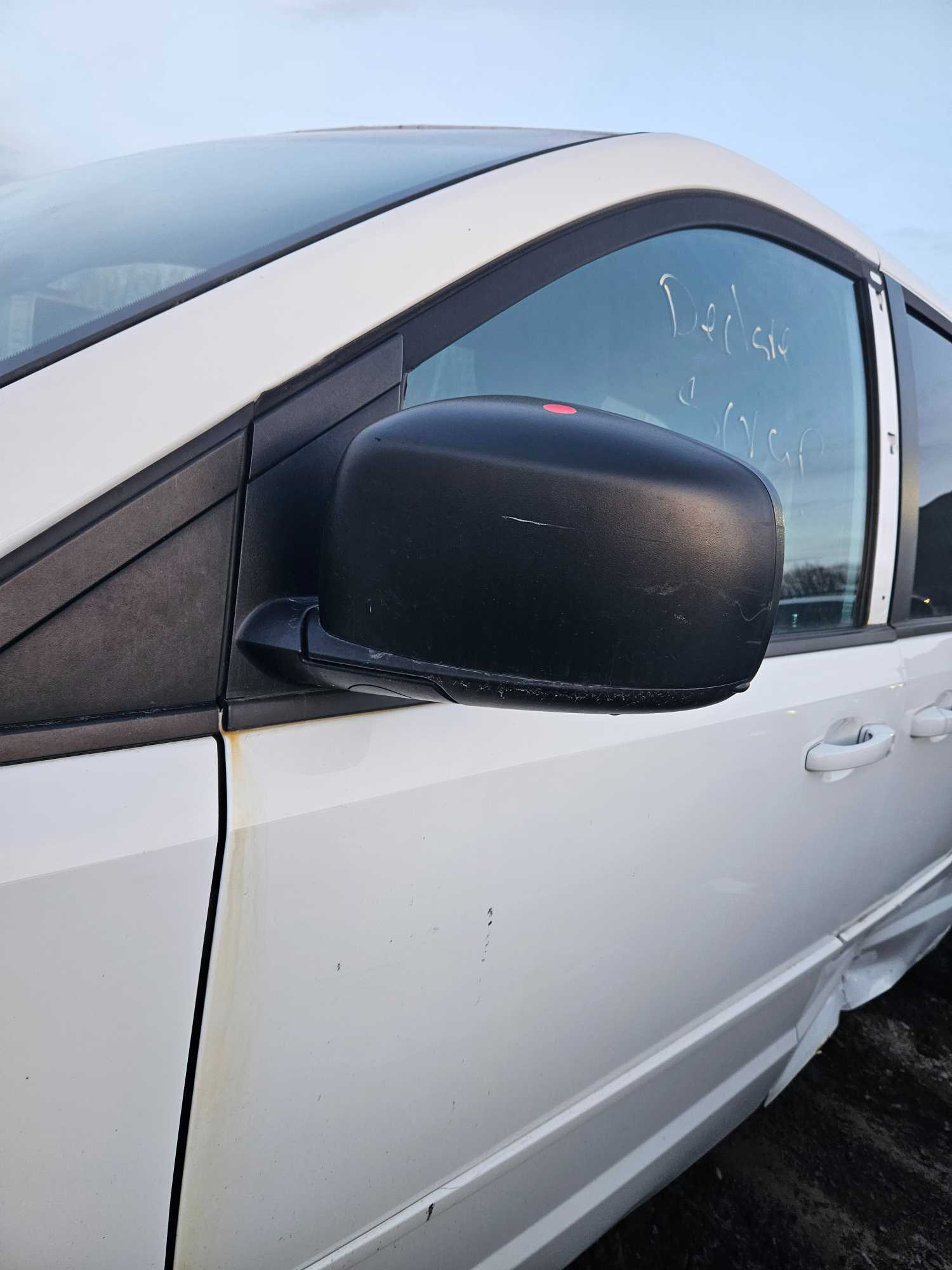 Driver Side Mirror - 2015  Dodge Grand Caravan SE 2WD (Black, Grade A Condition)