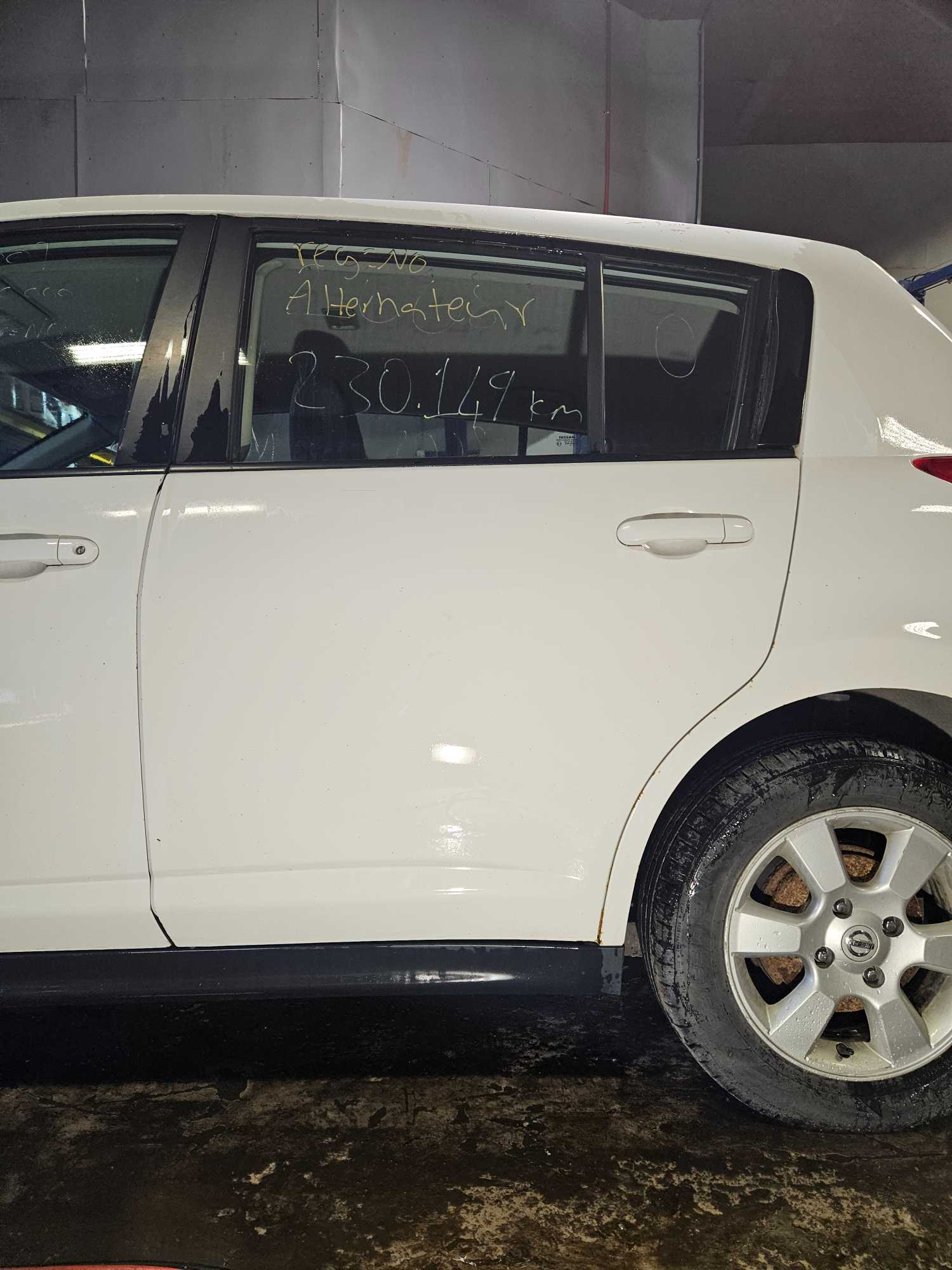 Rear Left Door-2009  NISSAN VERSA
